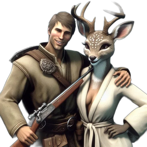 staff, mask, weapon, concept art, fantasy art, 3d render, medieval-dressed, man transparent PNG cut-out