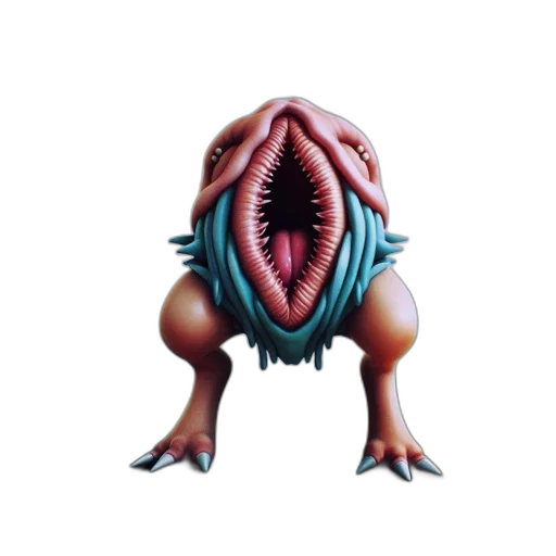 creature, mask, animal, dragon, concept art, 3d render, pixel art, fantasy art transparent PNG cut-out