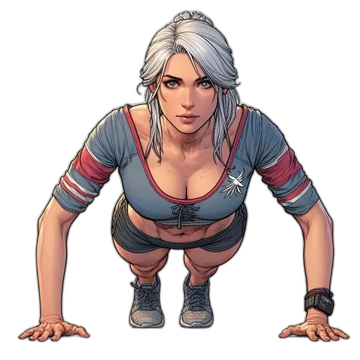 jacket, face, weapon, comic book art, concept art, pixel art, fantasy art, animated transparent PNG cut-out