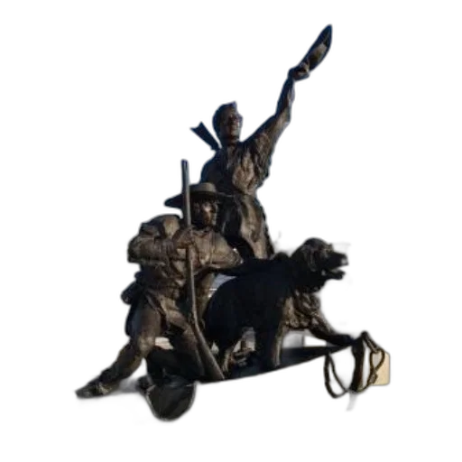 staff, sword, weapon, crown, 3d render, concept art, photorealistic, bronze transparent PNG cut-out
