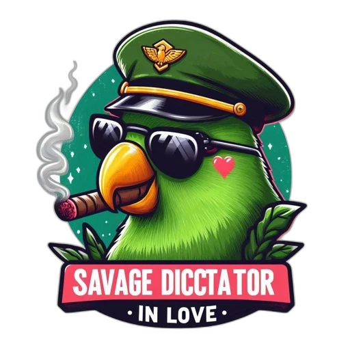 pixel art, cartoon, concept art, anthropomorphic, parrot, smokes, cigar, while transparent PNG cut-out