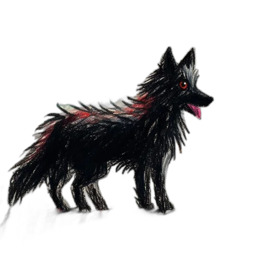 animal, creature, staff, dragon, concept art, watercolor, fantasy art, pixel art transparent PNG cut-out