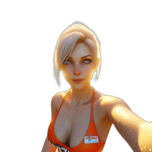staff, face, dress, robot, 3d render, concept art, photorealistic, fantasy art transparent PNG cut-out