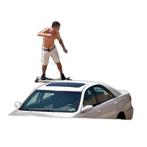 car, shoes, hat, robot, concept art, 3d render, photorealistic, shirtless transparent PNG cut-out