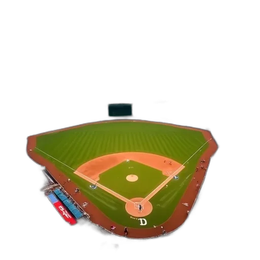 car, robot, 3d render, concept art, aerial, view, baseball, stadium transparent PNG cut-out
