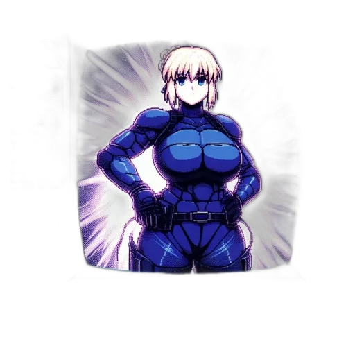 dress, jacket, robot, weapon transparent PNG cut-out