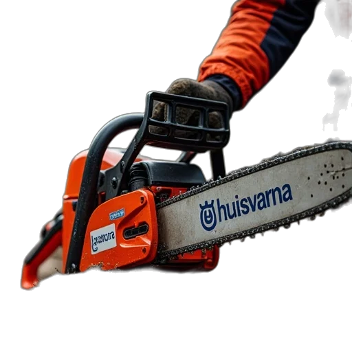 staff, weapon, robot, shoes, photorealistic, 3d render, husqvarna, chainsaw transparent PNG cut-out