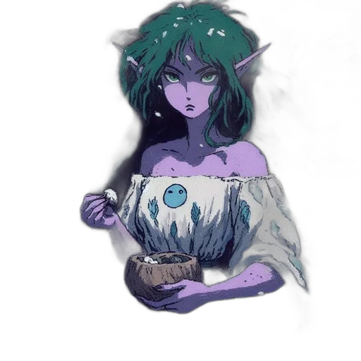 dress, staff, jewelry, mask, fantasy art, concept art, pixel art, watercolor transparent PNG cut-out