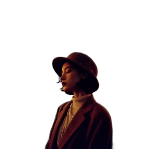 hat, jacket, face, crown, photorealistic, oil painting, concept art, pixel art transparent PNG cut-out