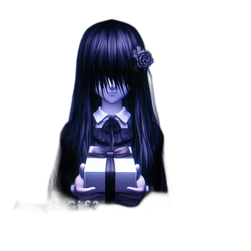 mask, hair, robot, staff, 3d render, concept art, pixel art, anime transparent PNG cut-out