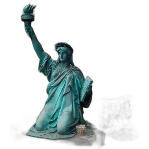 weapon, staff, 3d render, concept art, photorealistic, replica, statue, liberty transparent PNG cut-out