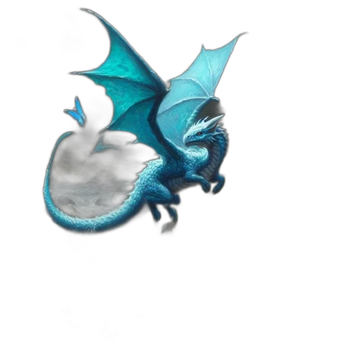 dragon, creature, staff, animal, fantasy art, concept art, 3d render, pixel art transparent PNG cut-out