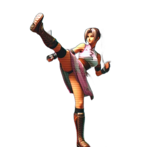 staff, robot, weapon, jacket, 3d render, concept art, pixel art, retro-styled transparent PNG cut-out