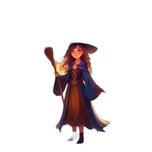 staff, dress, hat, jacket, concept art, fantasy art, pixel art, cartoon transparent PNG cut-out