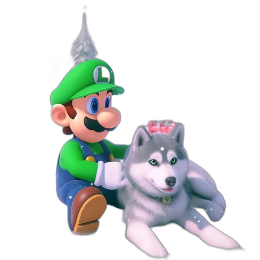 animal, crown, hat, staff, concept art, 3d render, pixel art, fantasy art transparent PNG cut-out