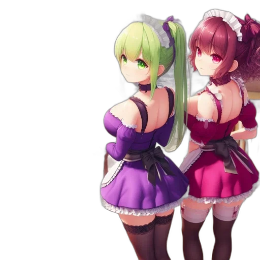 dress, 3d render, concept art, anime, pixel art, dark, green, colorful transparent PNG cut-out