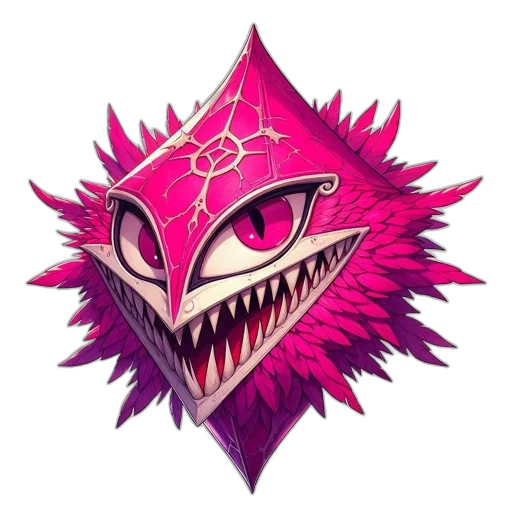 mask, creature, face, staff, concept art, fantasy art, vaporwave, 3d render transparent PNG cut-out