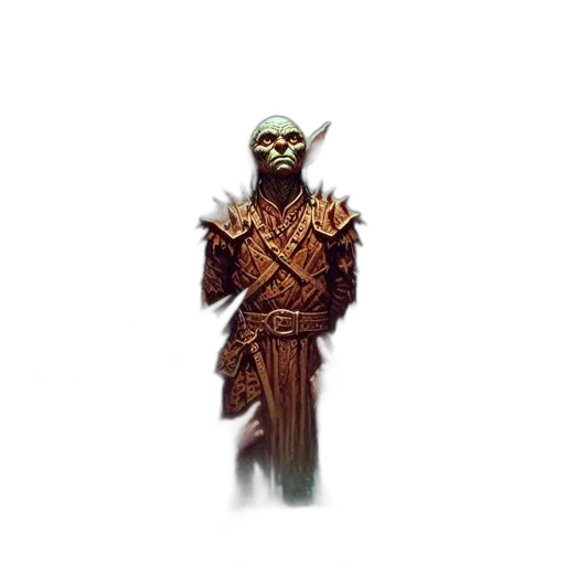 staff, mask, creature, sword, fantasy art, concept art, pixel art, comic book art transparent PNG cut-out