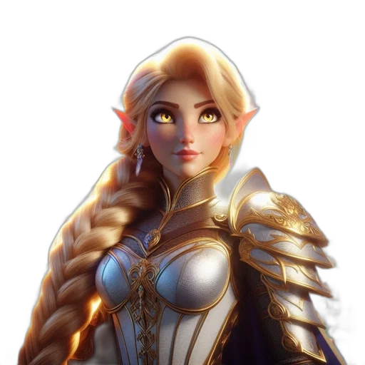 sword, face, crown, fantasy art, concept art, 3d render, pixel art, golden transparent PNG cut-out