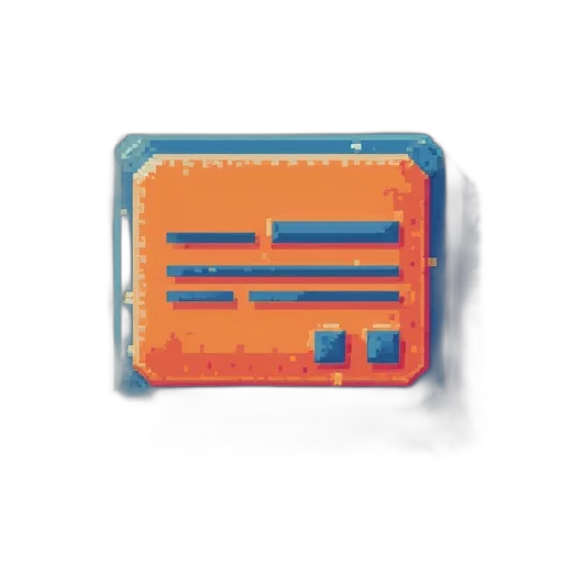 robot, jewelry, weapon, food, pixel art, vaporwave, 3d render, concept art transparent PNG cut-out