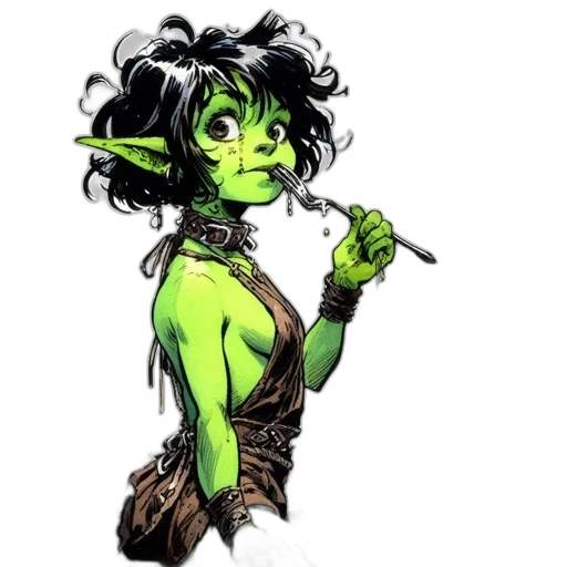 staff, comic book art, concept art, fantasy art, cartoon, green, another, illustration transparent PNG cut-out