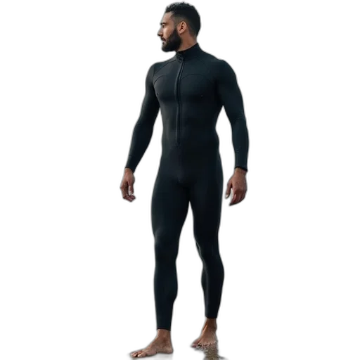 jacket, creature, animal, concept art, 3d render, neill, wetsuit, front transparent PNG cut-out