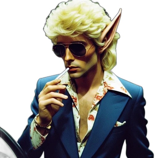 jacket, hair, staff, hat, concept art, photorealistic, cartoon, unusual transparent PNG cut-out