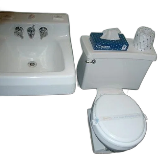 furniture, robot, bathroom, sink, toilet, tissues, tank transparent PNG cut-out