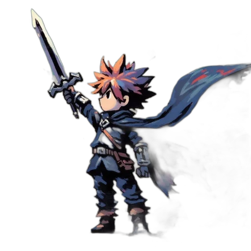 sword, staff, weapon, dragon, concept art, fantasy art, pixel art, 3d render transparent PNG cut-out