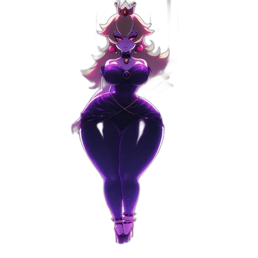 dress, crown, staff, robot, concept art, pixel art, fantasy art, cyberpunk transparent PNG cut-out