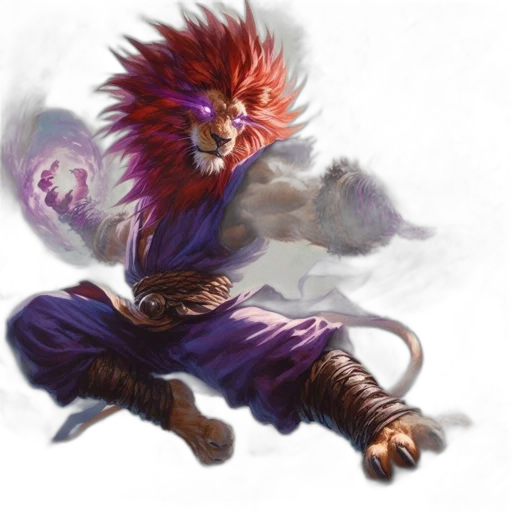 dragon, staff, mask, creature, fantasy art, concept art, photorealistic, lion-like transparent PNG cut-out
