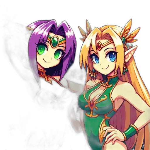 dragon, staff, anime, pixel art, fantasy art, concept art, fire, green transparent PNG cut-out