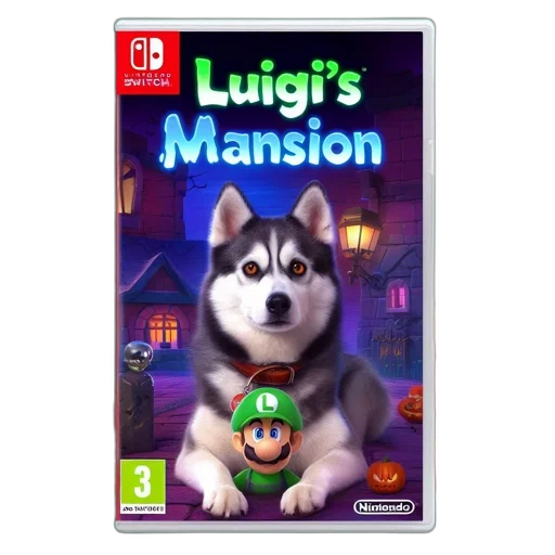 animal, concept art, 3d render, pixel art, nintendo, switch, platform, luigi transparent PNG cut-out