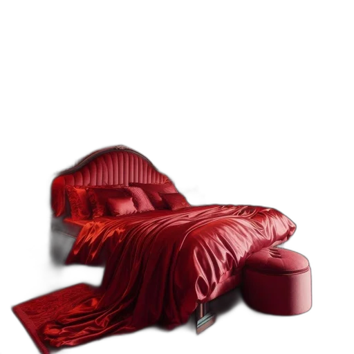 furniture, crown, hat, umbrella, 3d render, photorealistic, concept art, red transparent PNG cut-out