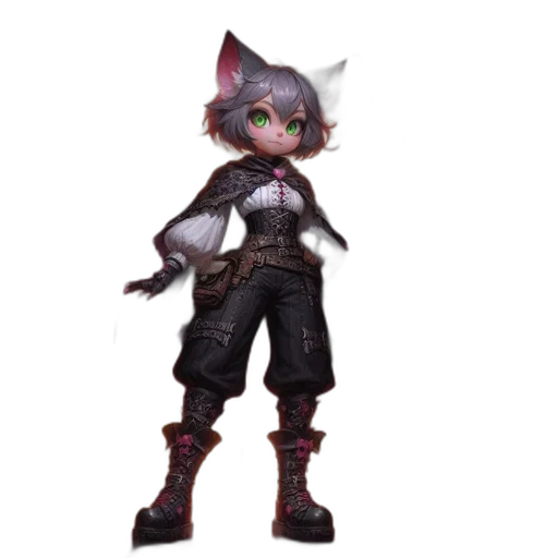 staff, weapon, concept art, fantasy art, 3d render, pixel art, dark, fantastical transparent PNG cut-out