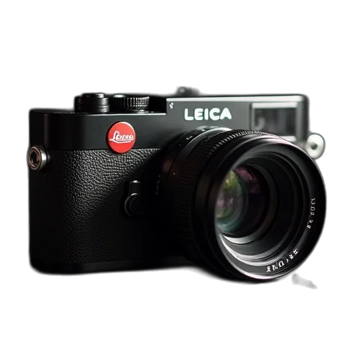 weapon, photorealistic, leica, black transparent PNG cut-out