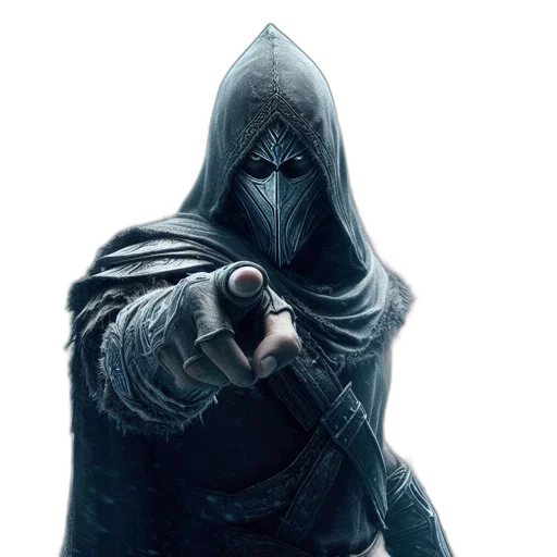 mask, sword, weapon, staff, concept art, fantasy art, photorealistic, 3d render transparent PNG cut-out