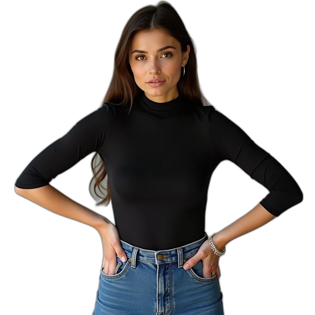 jacket, dress, jewelry, face, dark, monochrome, neon, woman transparent PNG cut-out