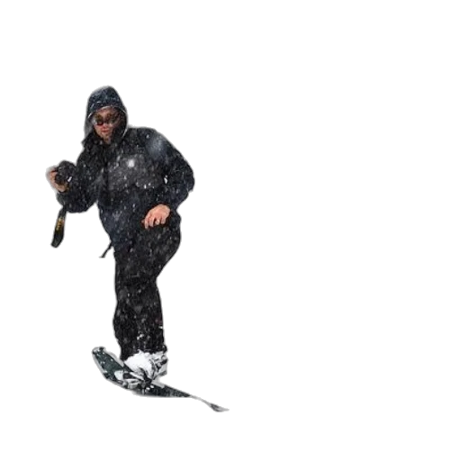 jacket, staff, weapon, animal, concept art, 3d render, photorealistic, snow transparent PNG cut-out