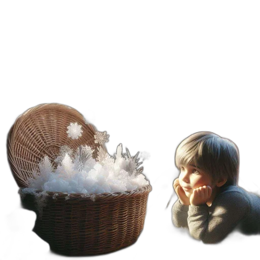 furniture, hat, food, crown, 3d render, photorealistic, concept art, snow transparent PNG cut-out