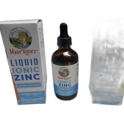 bottle, mary, ruth, liquid, ionic, zinc, sits, between transparent PNG cut-out