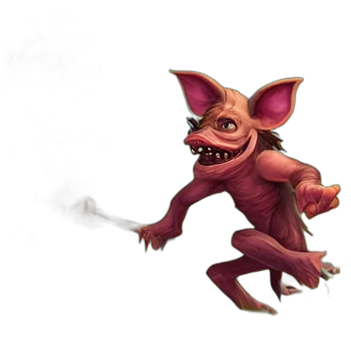 creature, staff, animal, mask transparent PNG cut-out