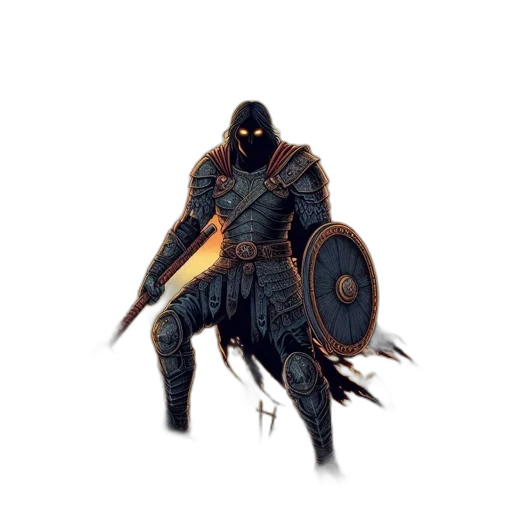sword, weapon, staff, mask, concept art, fantasy art, pixel art, comic book art transparent PNG cut-out