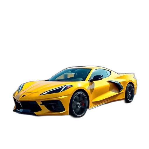 car, weapon, 3d render, photorealistic, concept art, pixel art, golden, yellow transparent PNG cut-out