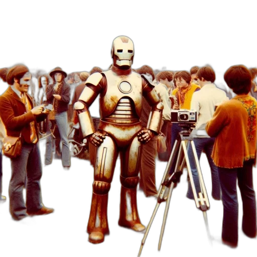 robot, staff, weapon, animal, 3d render, concept art, comic book art, photorealistic transparent PNG cut-out