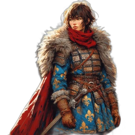 sword, jacket, weapon, staff, fantasy art, concept art, comic book art, pixel art transparent PNG cut-out