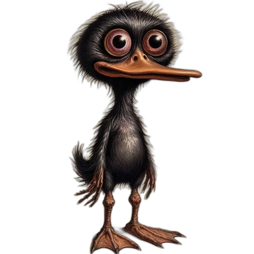 animal, creature, staff, face, concept art, cartoon, photorealistic, 3d render transparent PNG cut-out