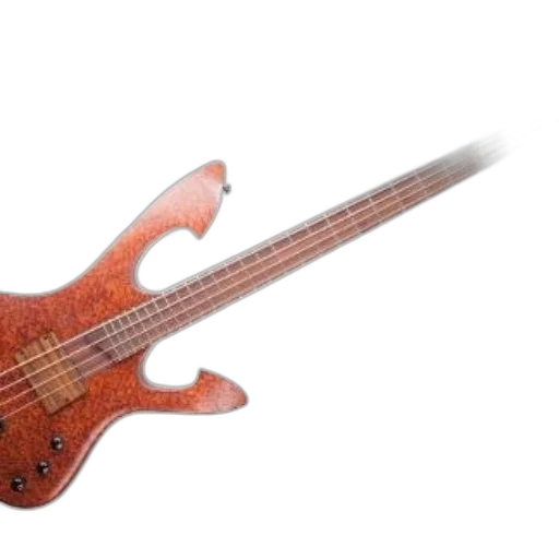 weapon, 3d render, stylish, electric, bass, guitar, unique, cutaway transparent PNG cut-out