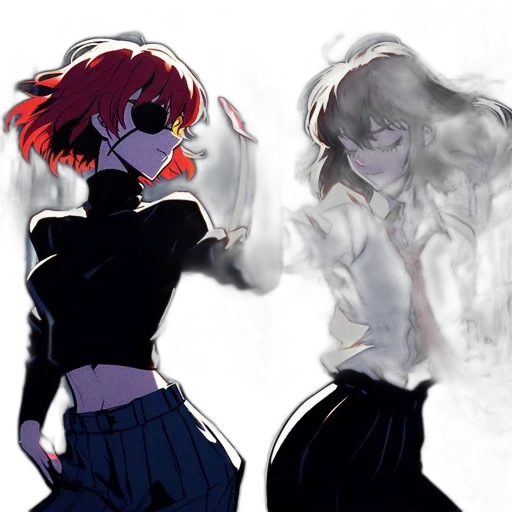 jacket, anime, concept art, pixel art, comic book art, neon lights, fire, outer space transparent PNG cut-out