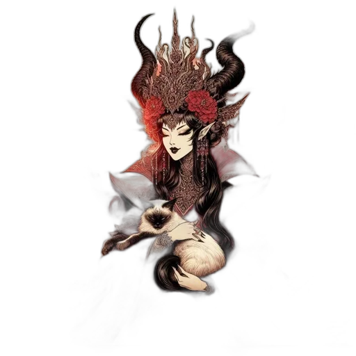 staff, mask, dragon, crown, fantasy art, concept art, pixel art, comic book art transparent PNG cut-out